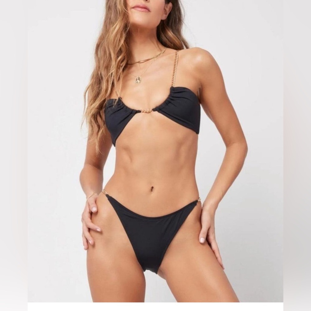 L*Space Black Bikini Set black